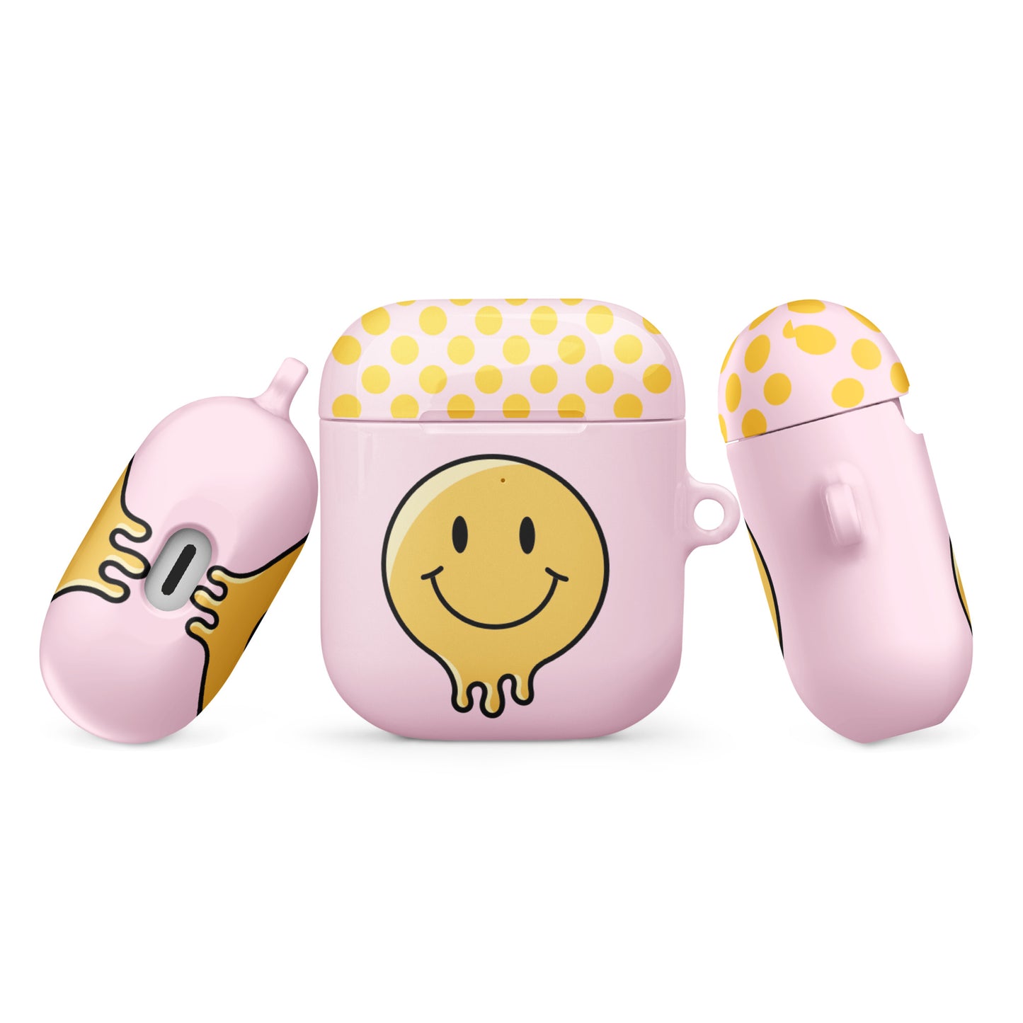 Baby Pink Smiley Face Case for AirPods®