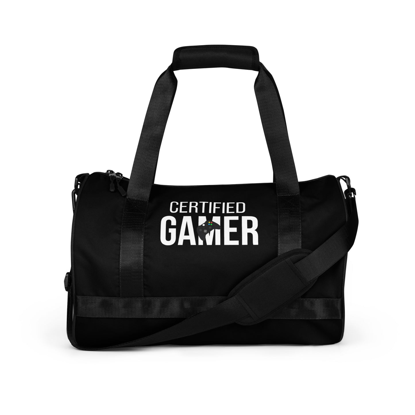 Certified gamer gym bag