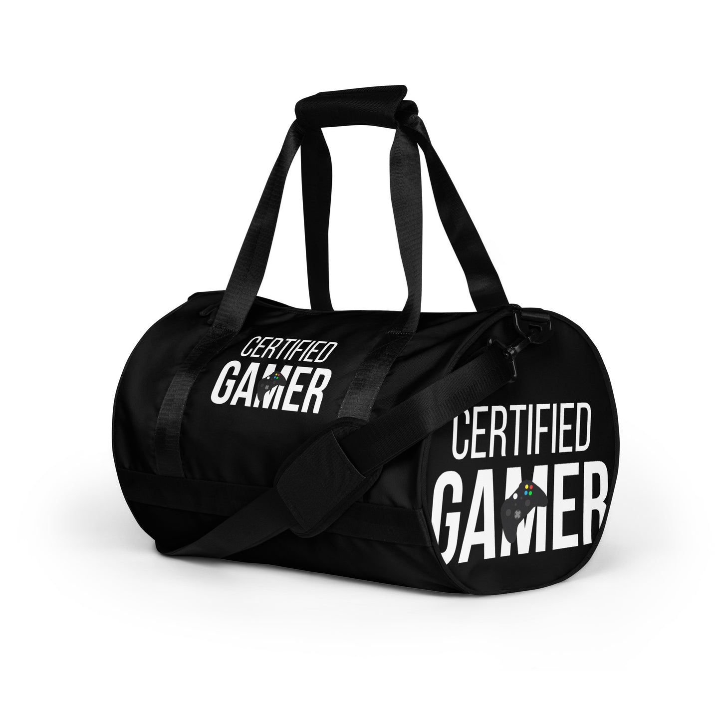 Certified gamer gym bag