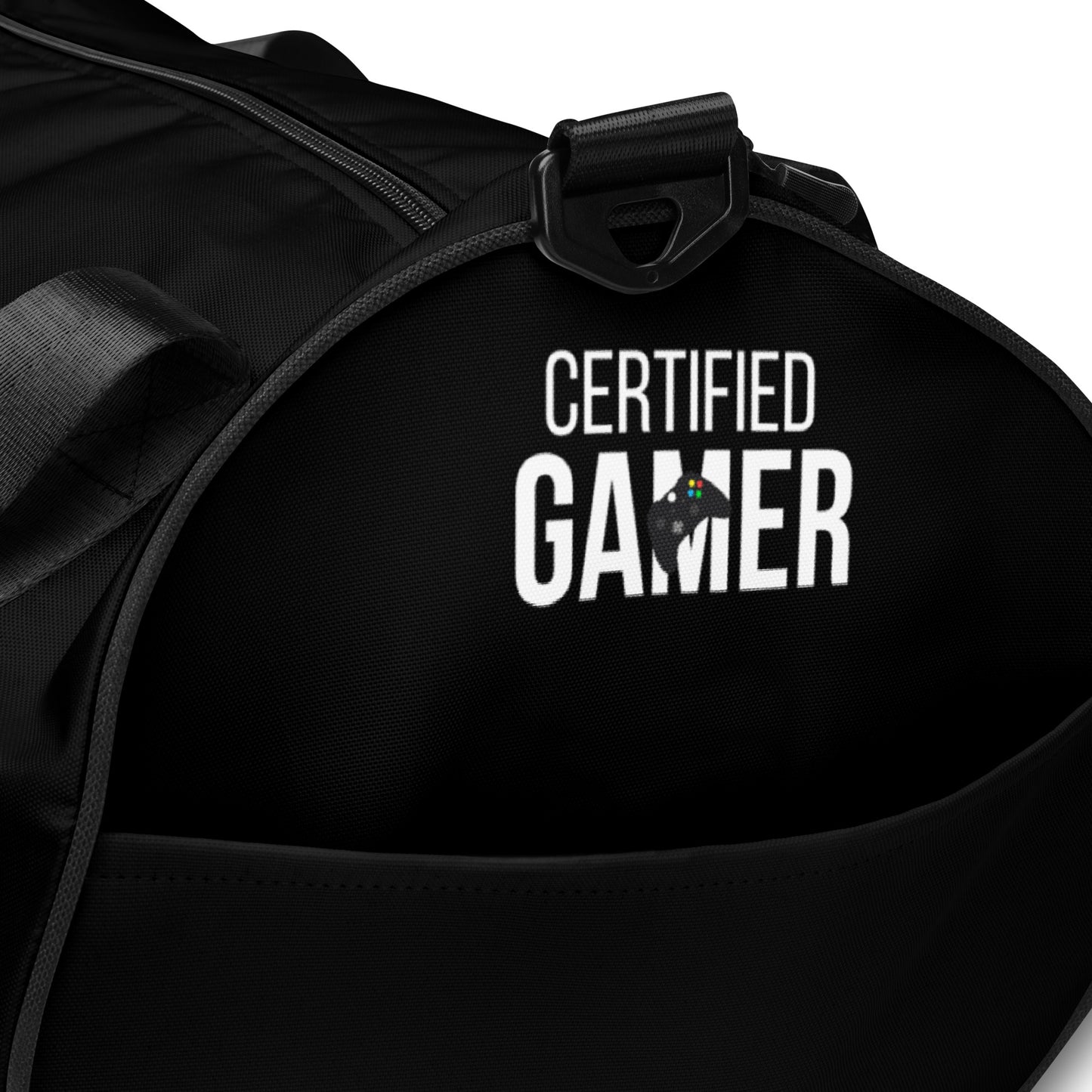 Certified gamer gym bag