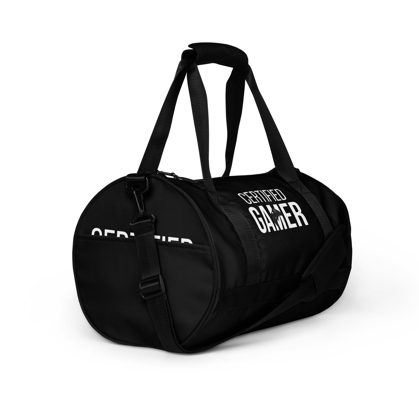 Certified gamer gym bag