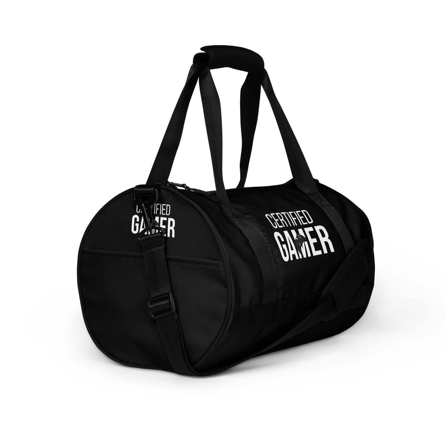 Certified gamer gym bag