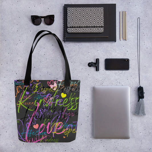 Positive words Tote bag