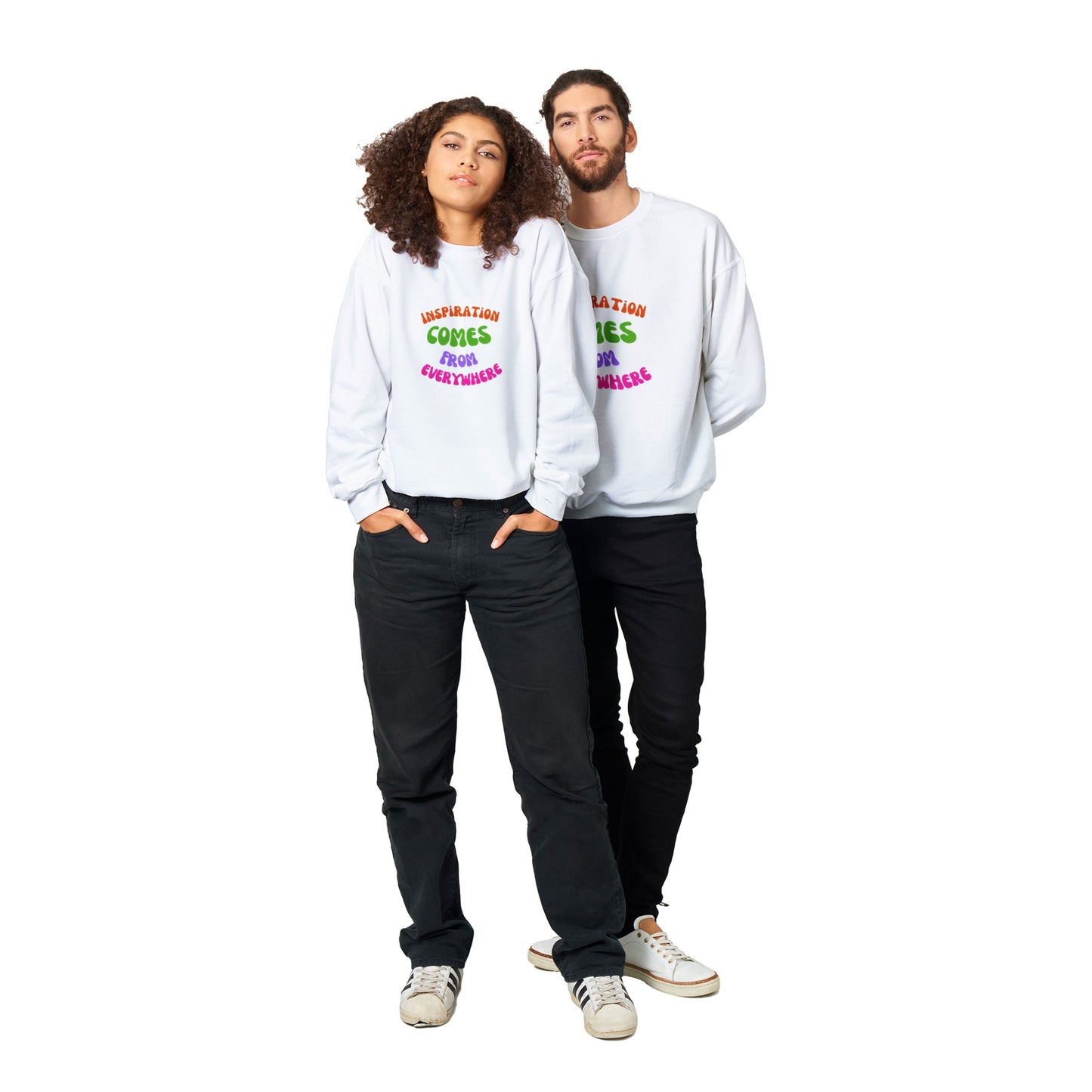 Inspiration comes from everywhere. Classic Unisex Crewneck Sweatshirt