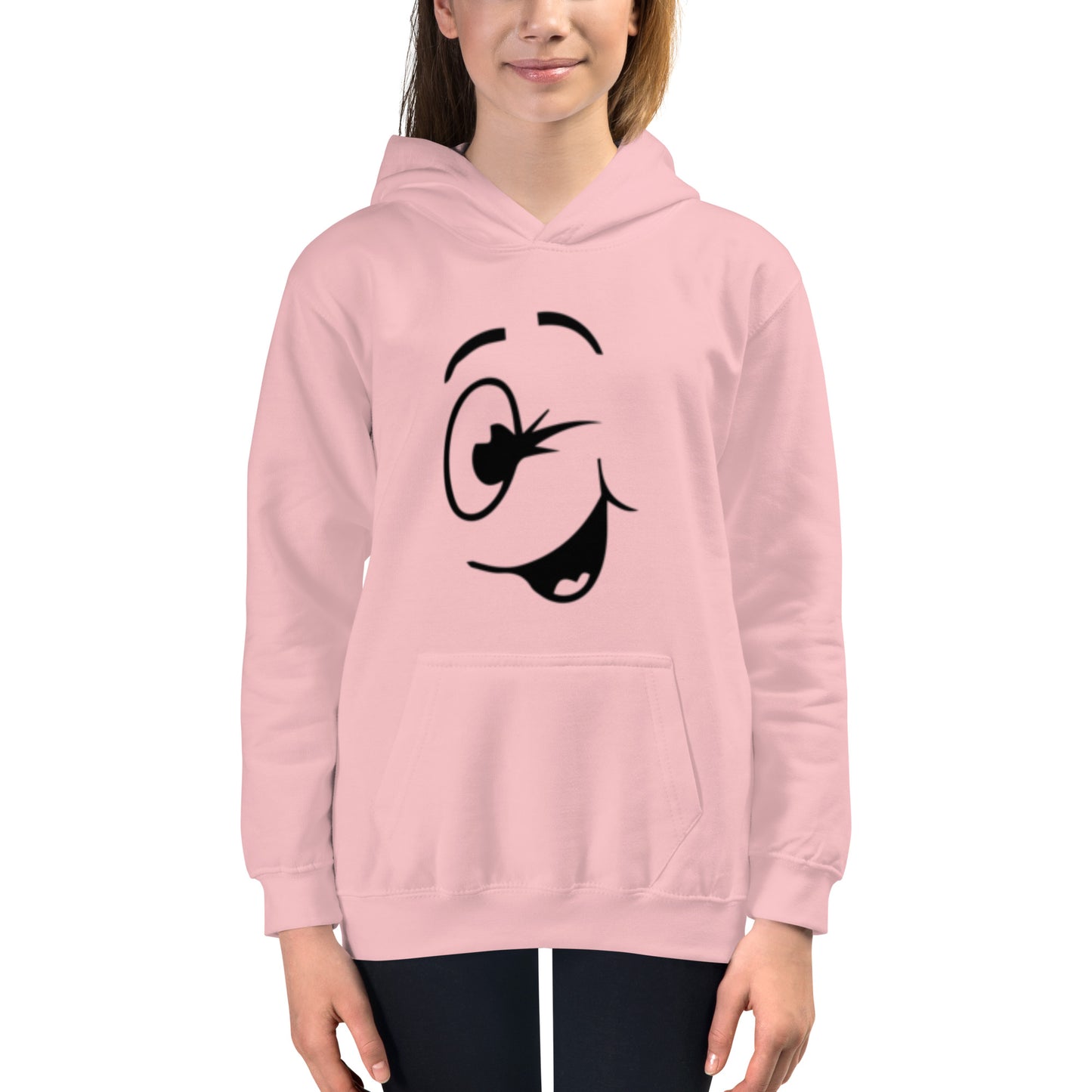 Winking Smiley Kids Hoodie