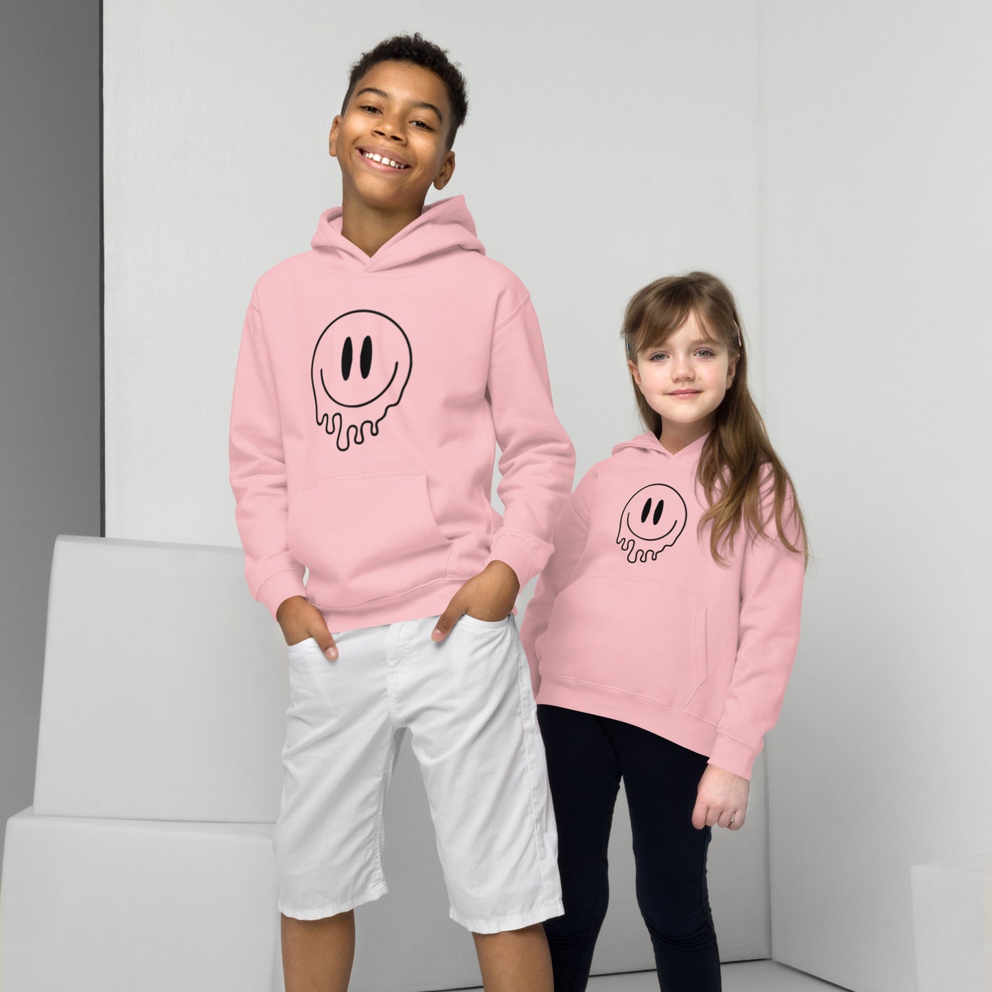 Melting Smiley Kids Hoodie