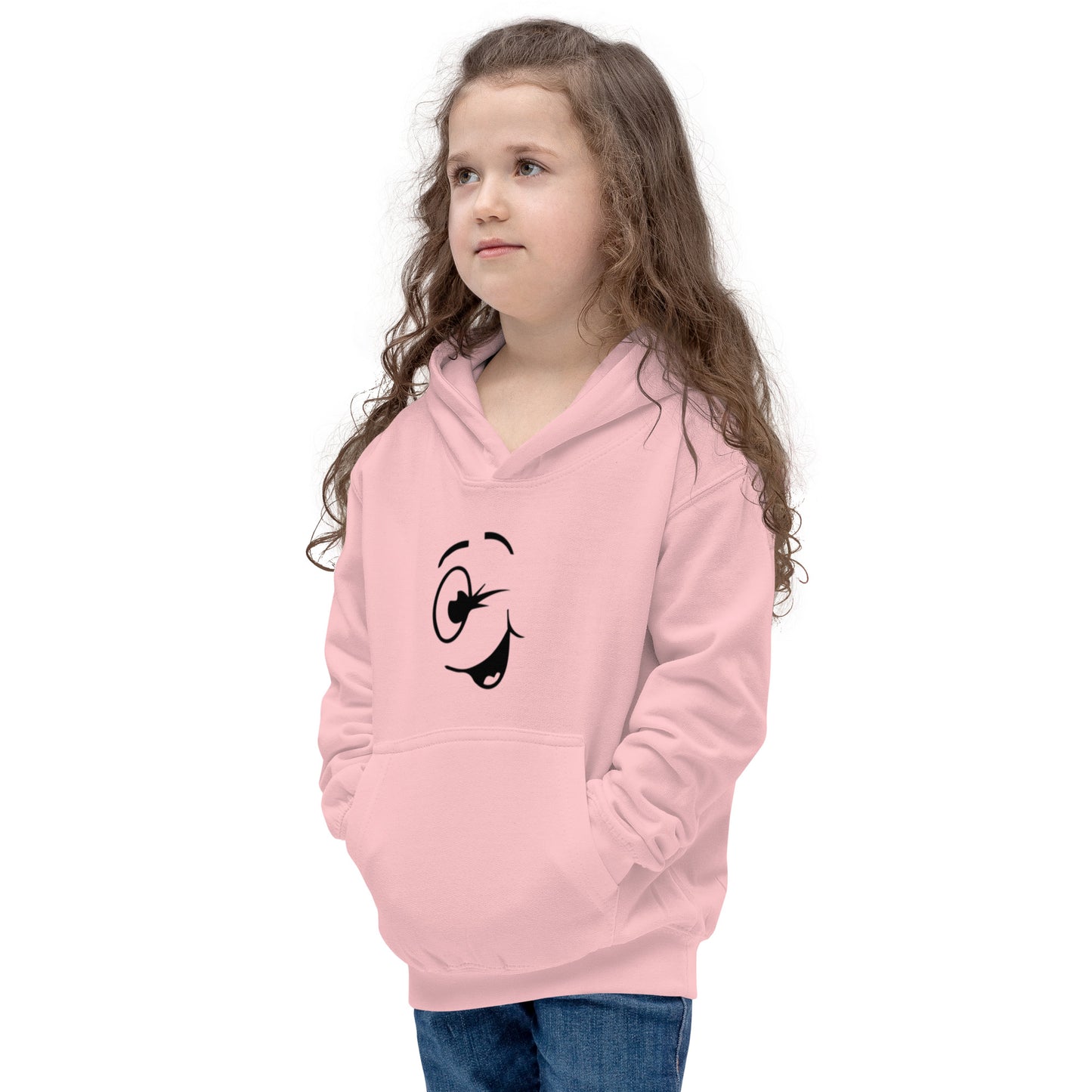 Winking Smiley Kids Hoodie