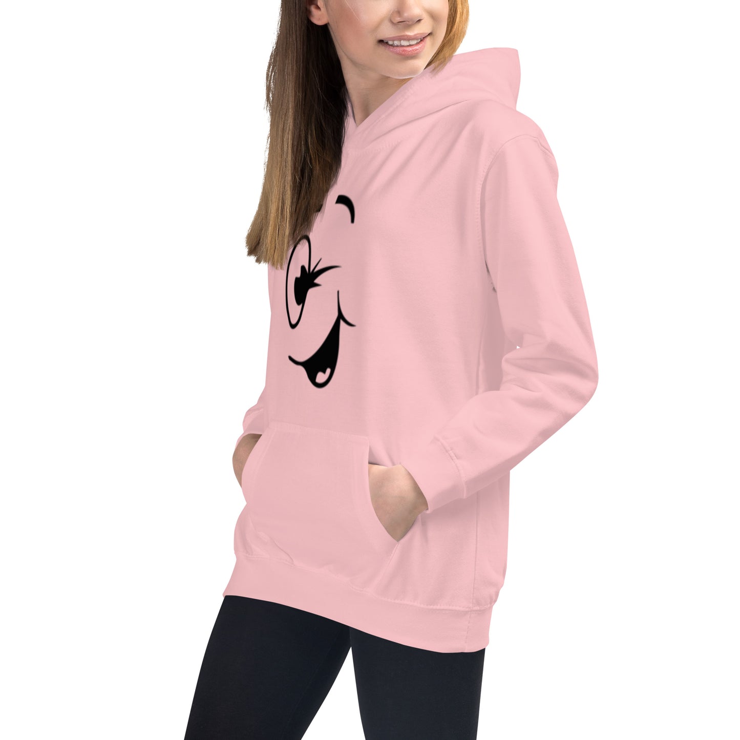 Winking Smiley Kids Hoodie