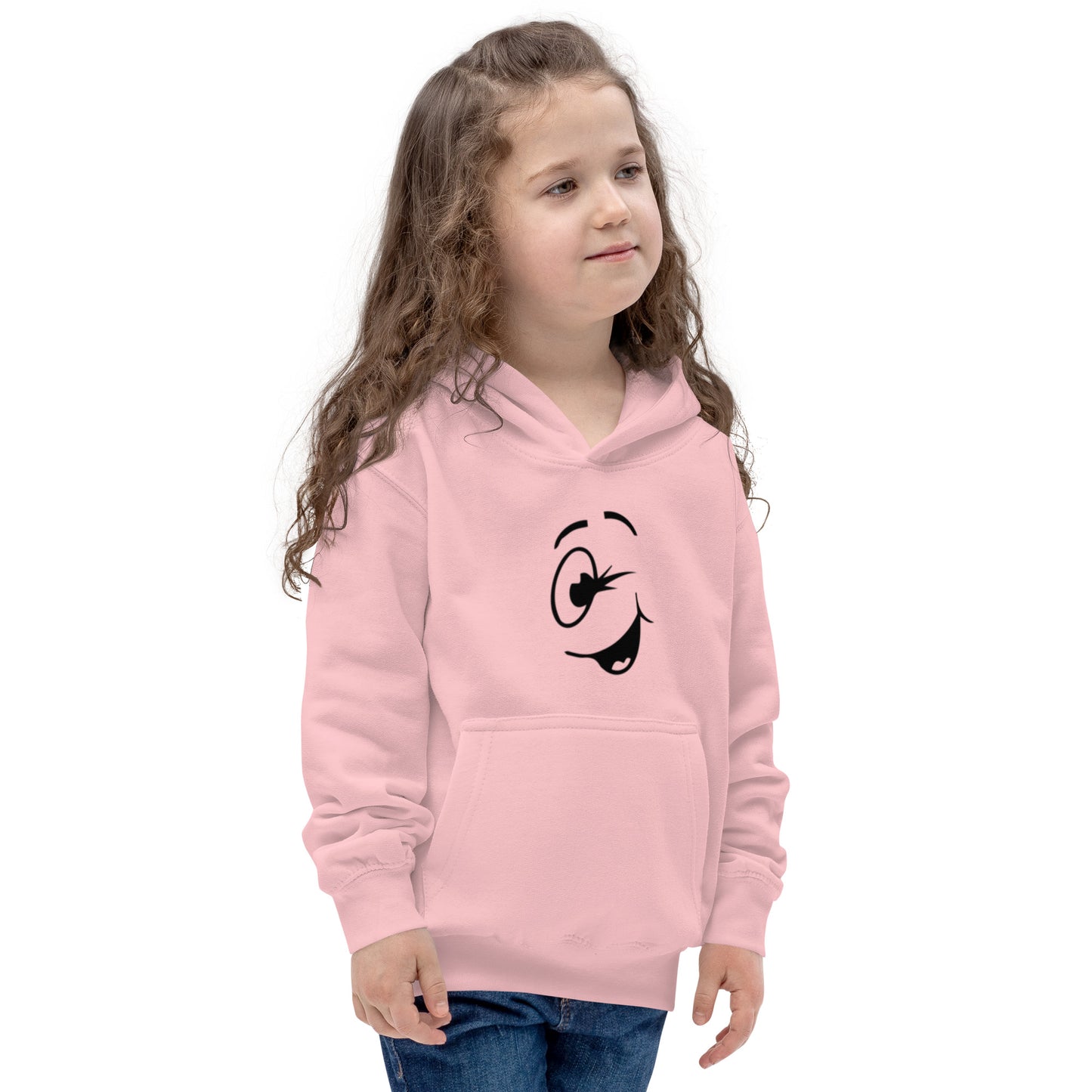 Winking Smiley Kids Hoodie