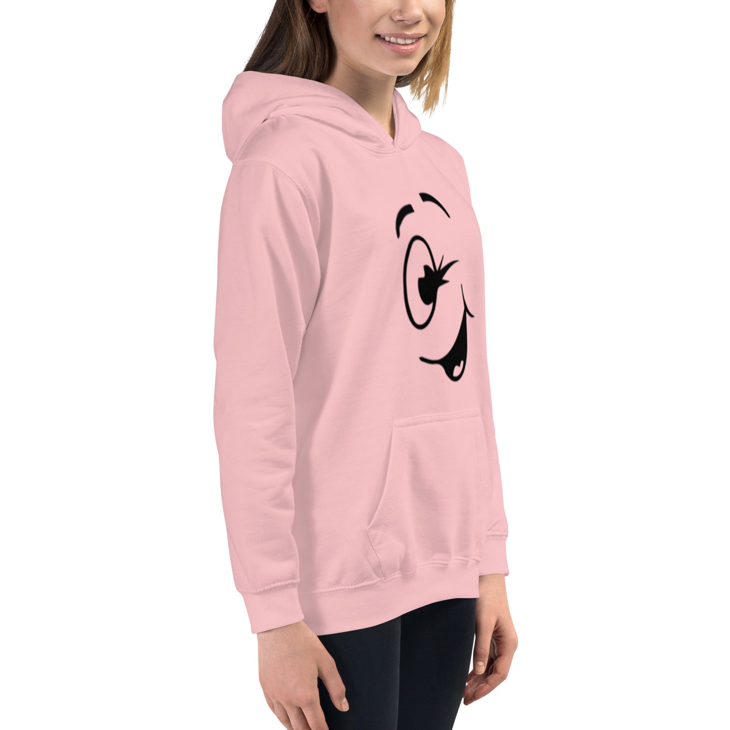 Winking Smiley Kids Hoodie