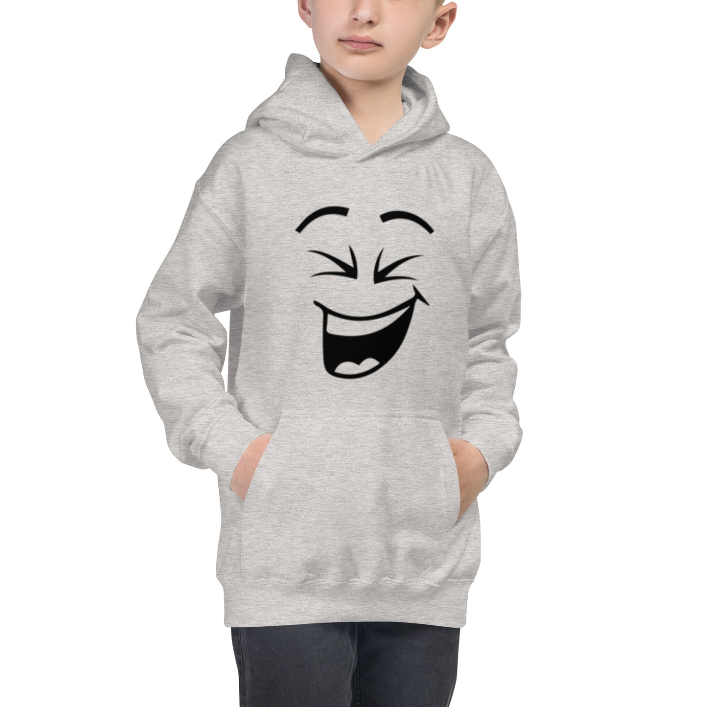 Laughing Smiley Kids Hoodie