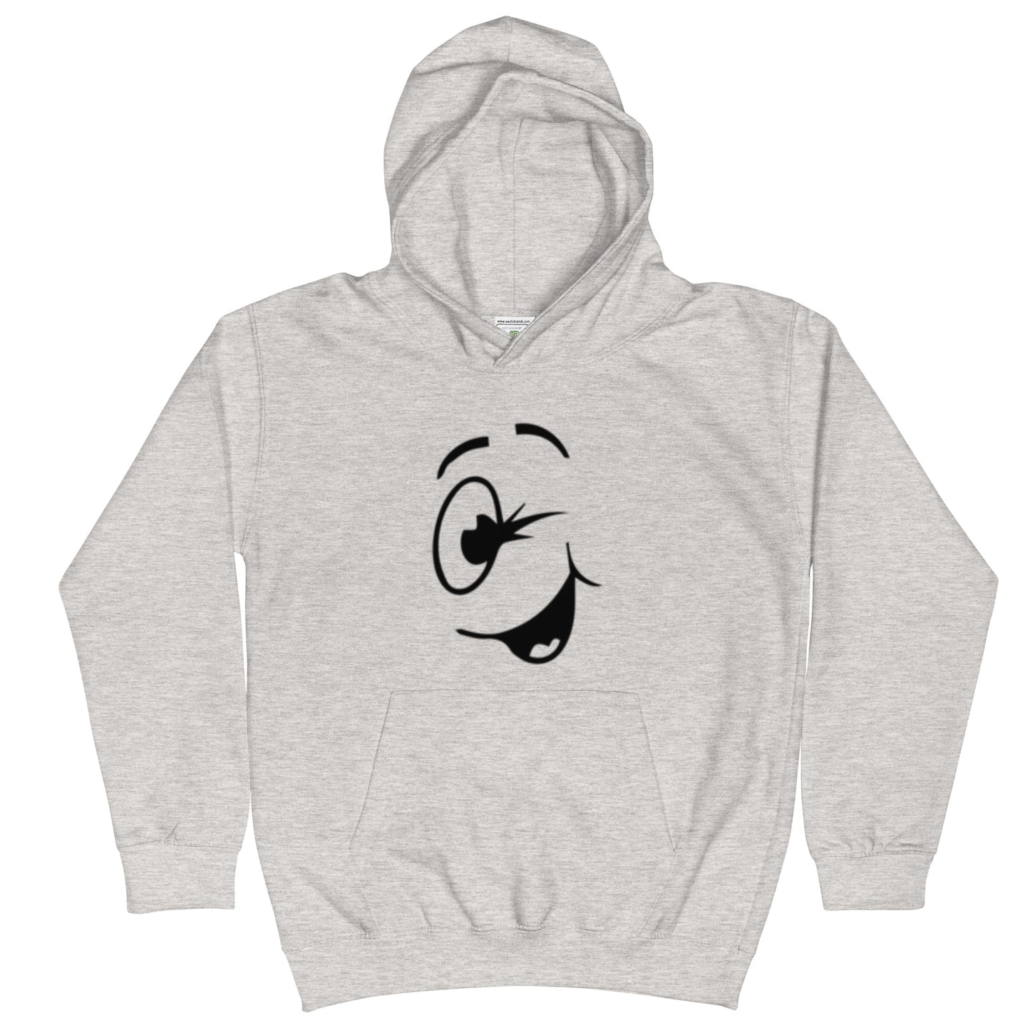 Winking Smiley Kids Hoodie