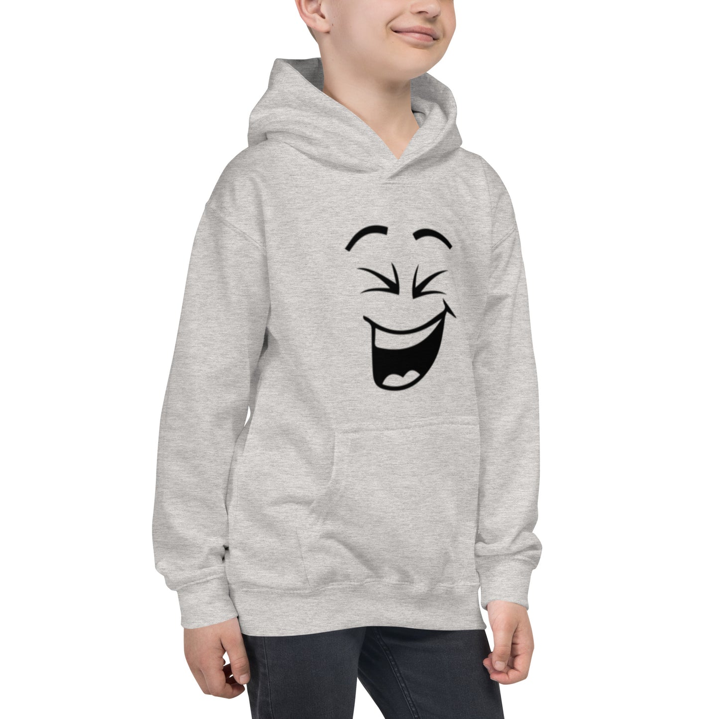 Laughing Smiley Kids Hoodie