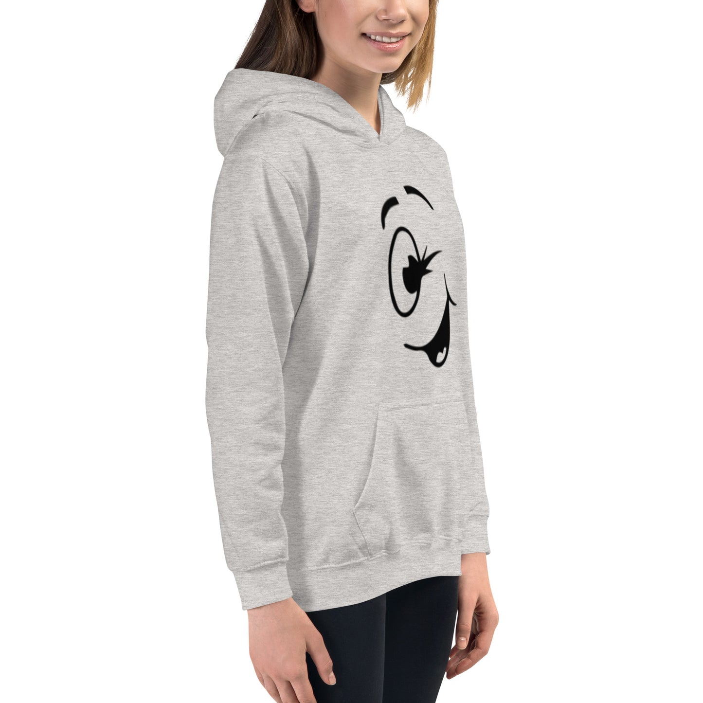 Winking Smiley Kids Hoodie