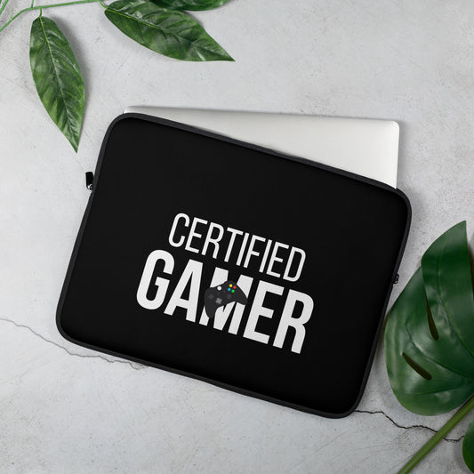 Certified gamer Laptop Sleeve