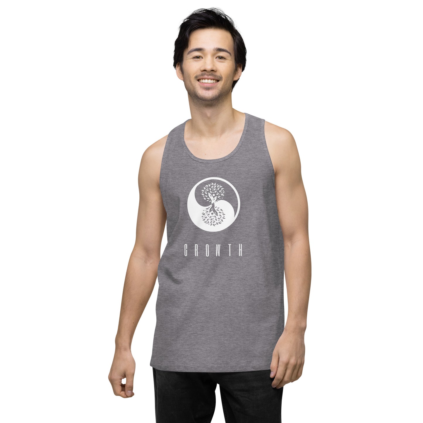 Men’s premium 100% Cotton Growth tank top