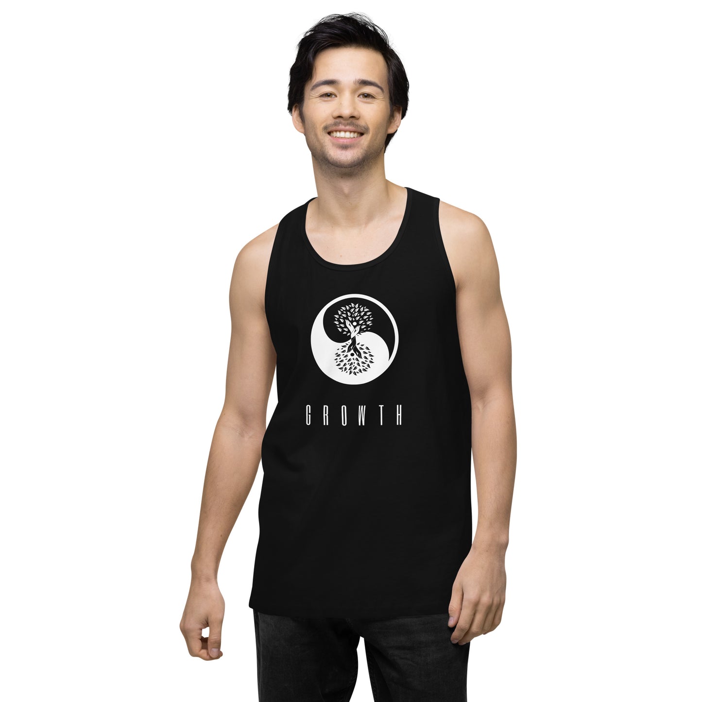 Men’s premium 100% Cotton Growth tank top