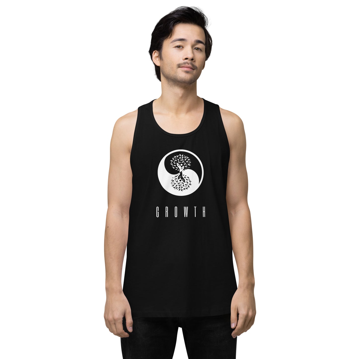 Men’s premium 100% Cotton Growth tank top