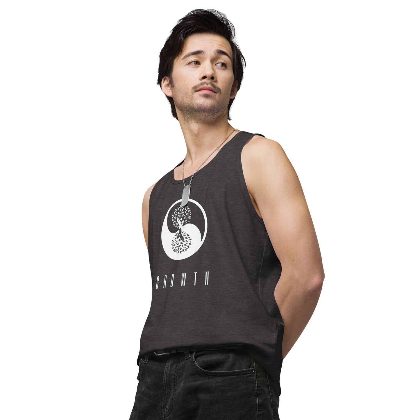 Men’s premium 100% Cotton Growth tank top