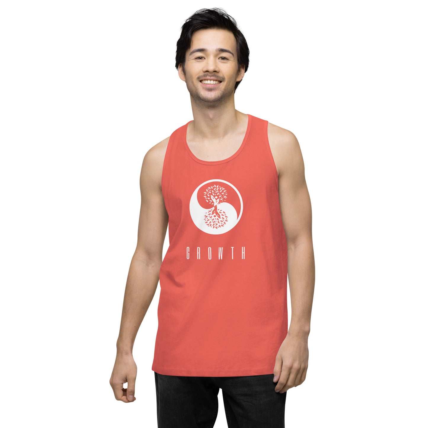 Men’s premium 100% Cotton Growth tank top