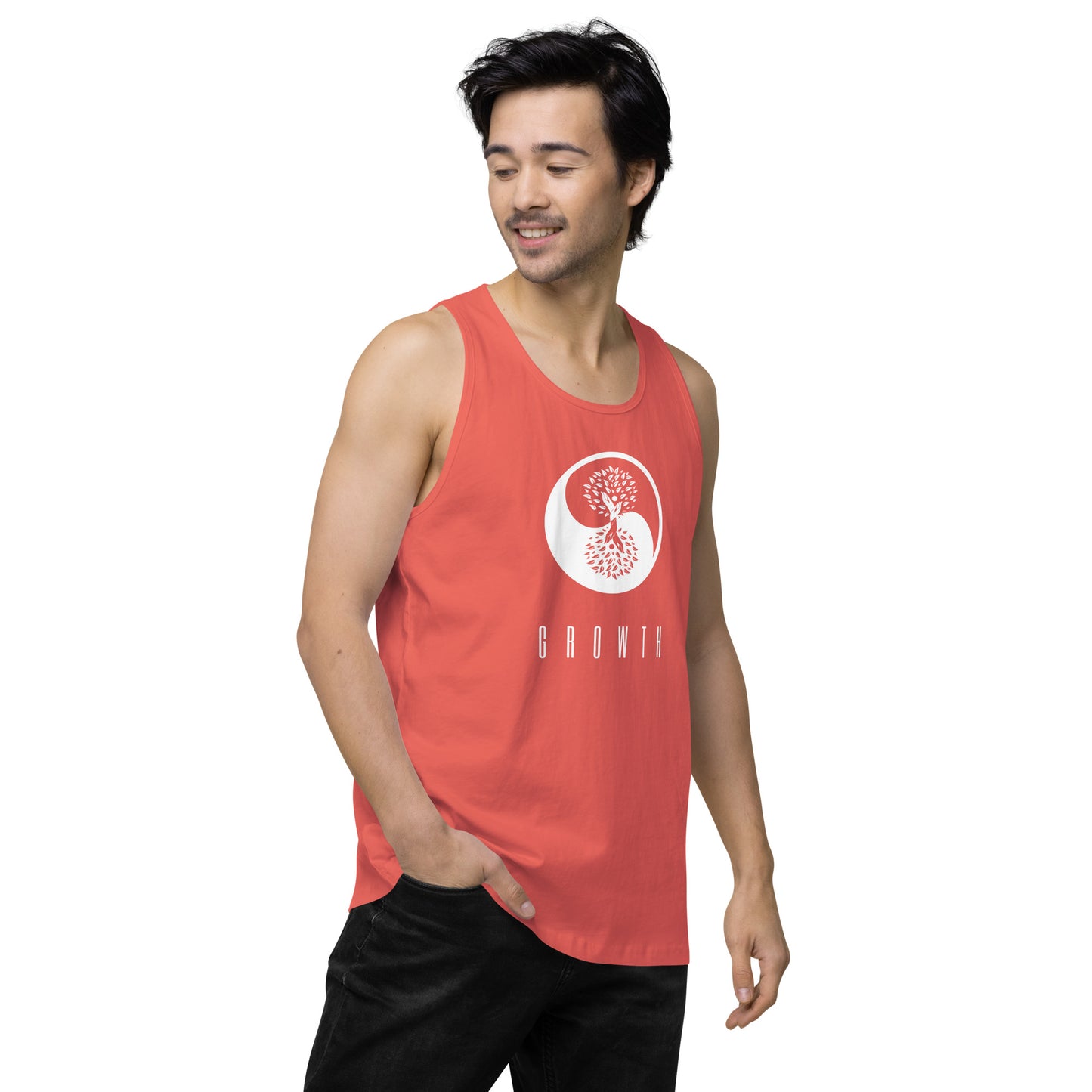 Men’s premium 100% Cotton Growth tank top