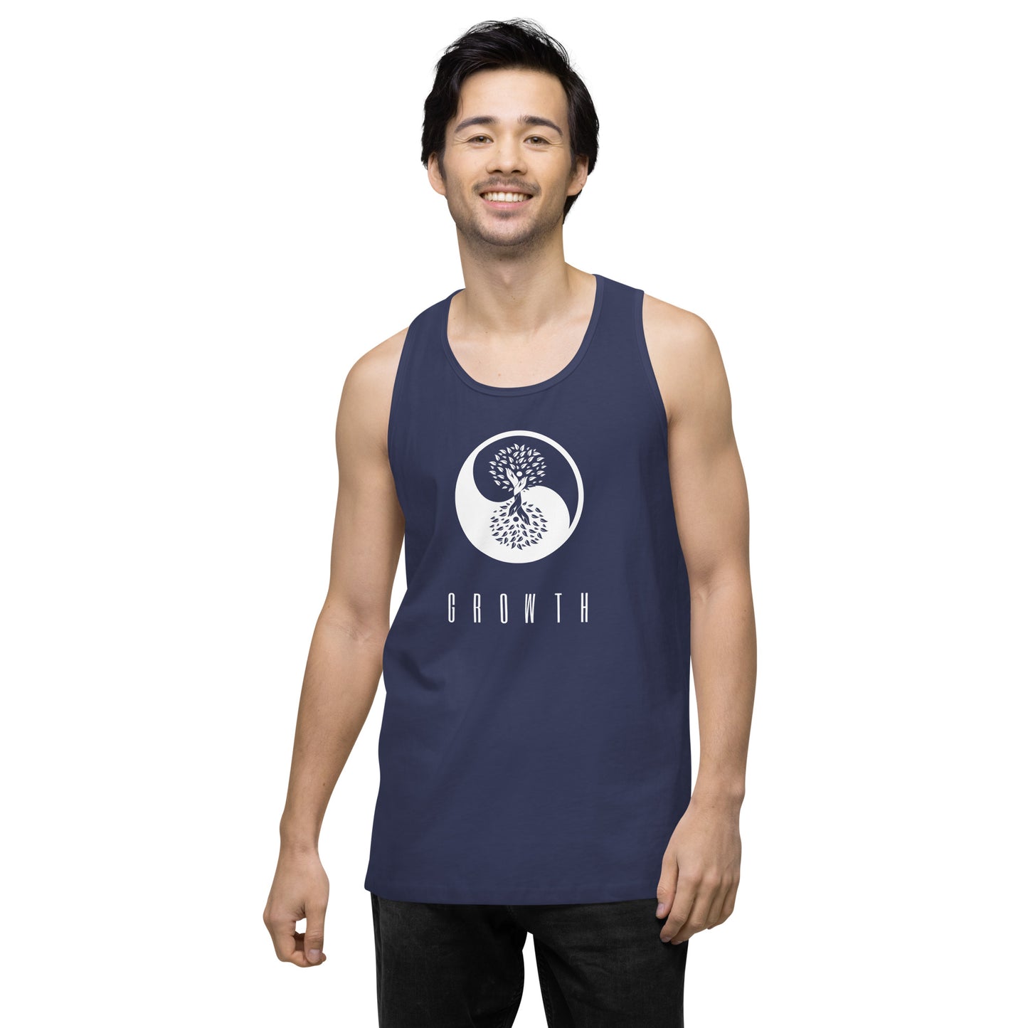 Men’s premium 100% Cotton Growth tank top