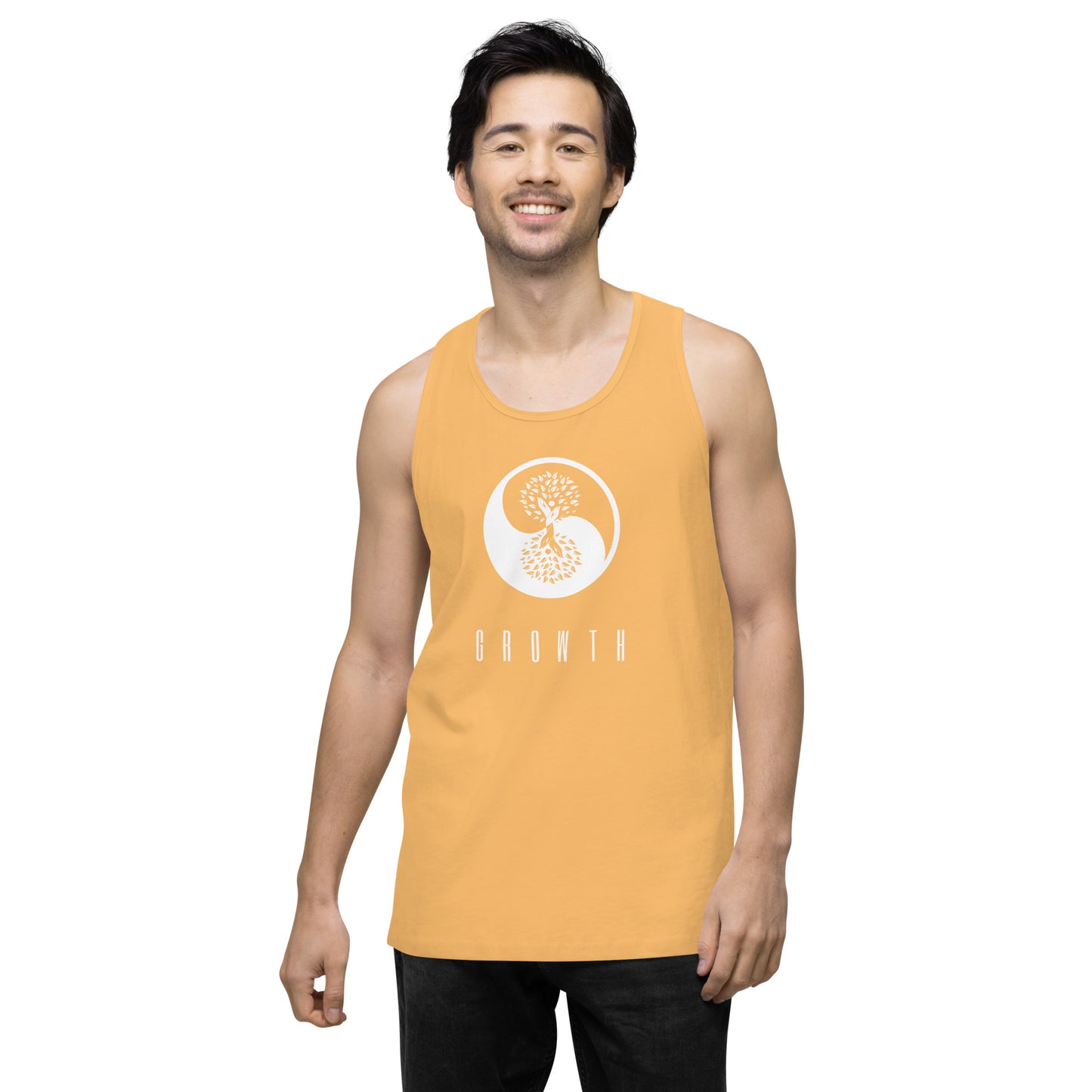 Men’s premium 100% Cotton Growth tank top