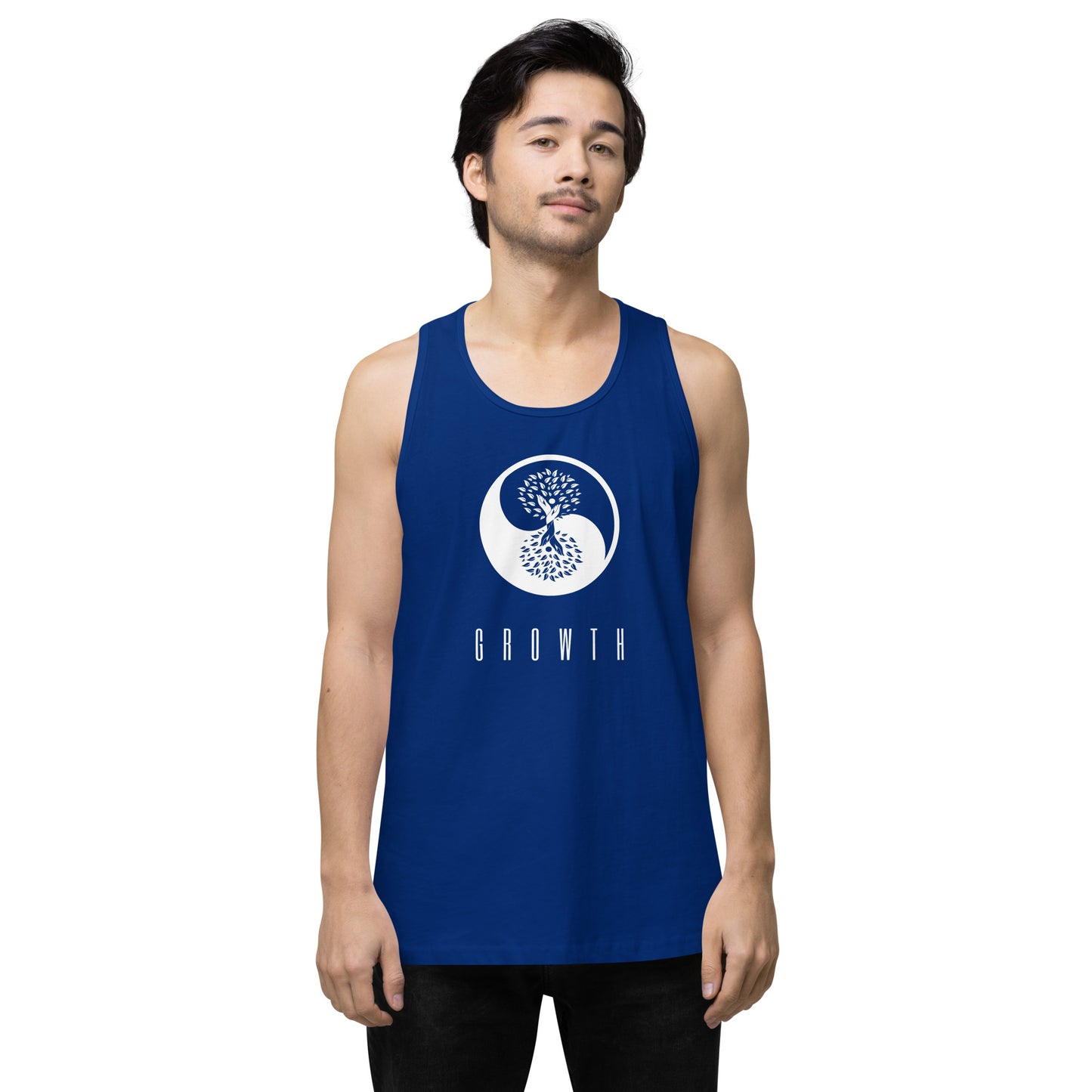 Men’s premium 100% Cotton Growth tank top