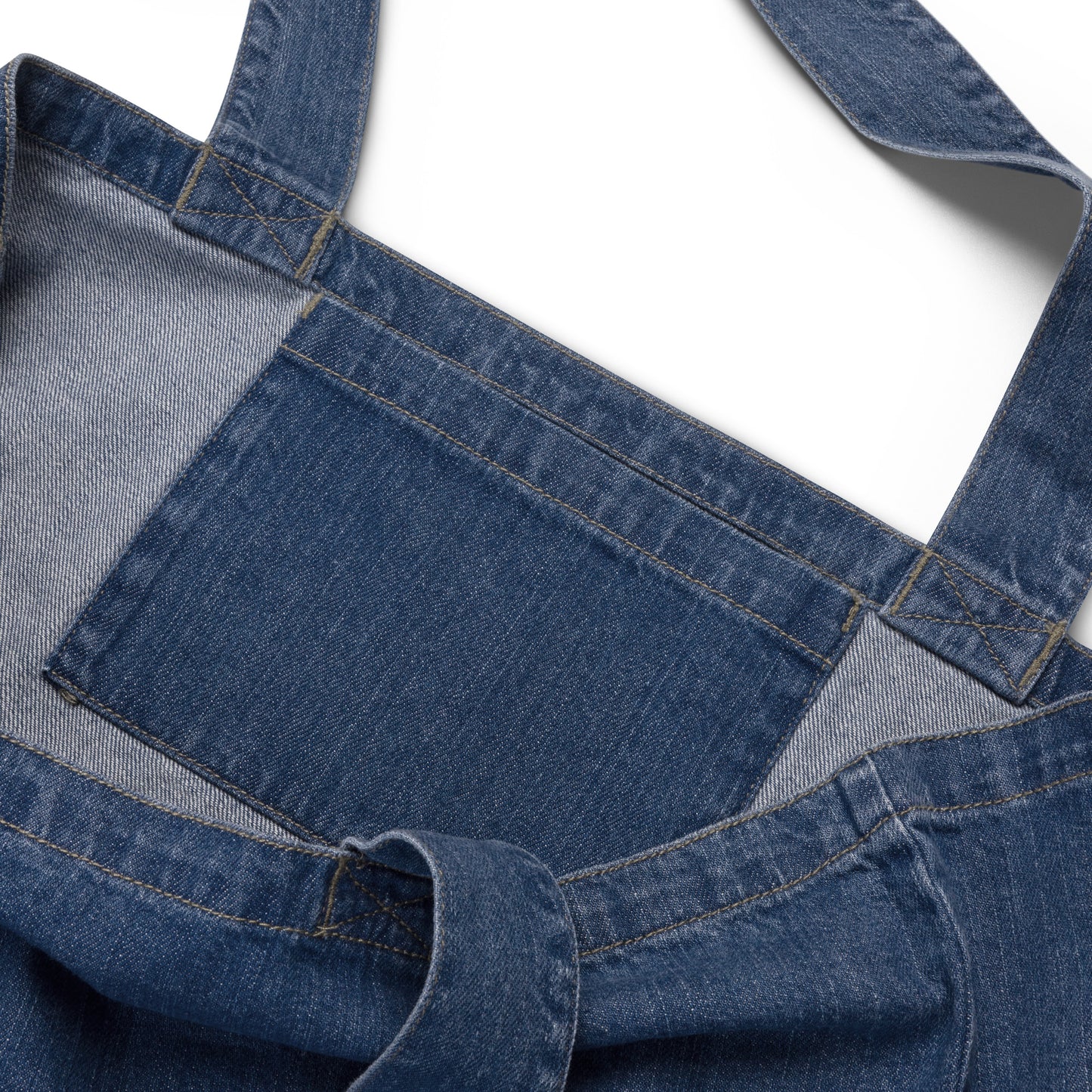 100% Organic Cotton Spread Love Eco Denim Tote Bag