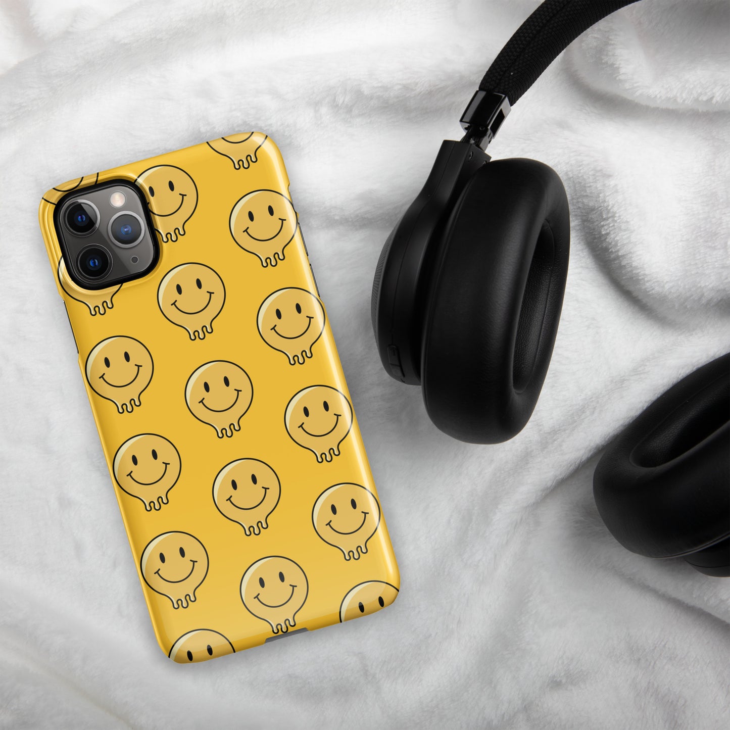 Yellow Smiley Face Snap case for iPhone®