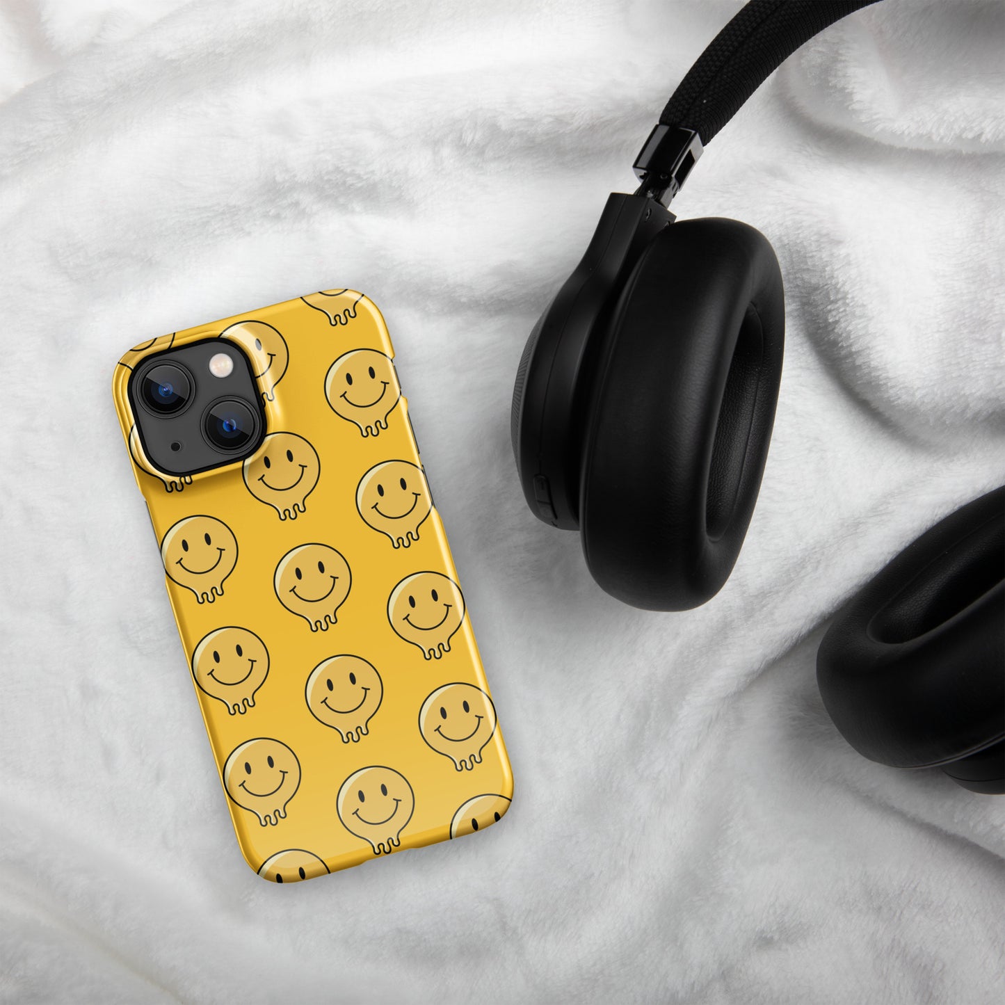 Yellow Smiley Face Snap case for iPhone®