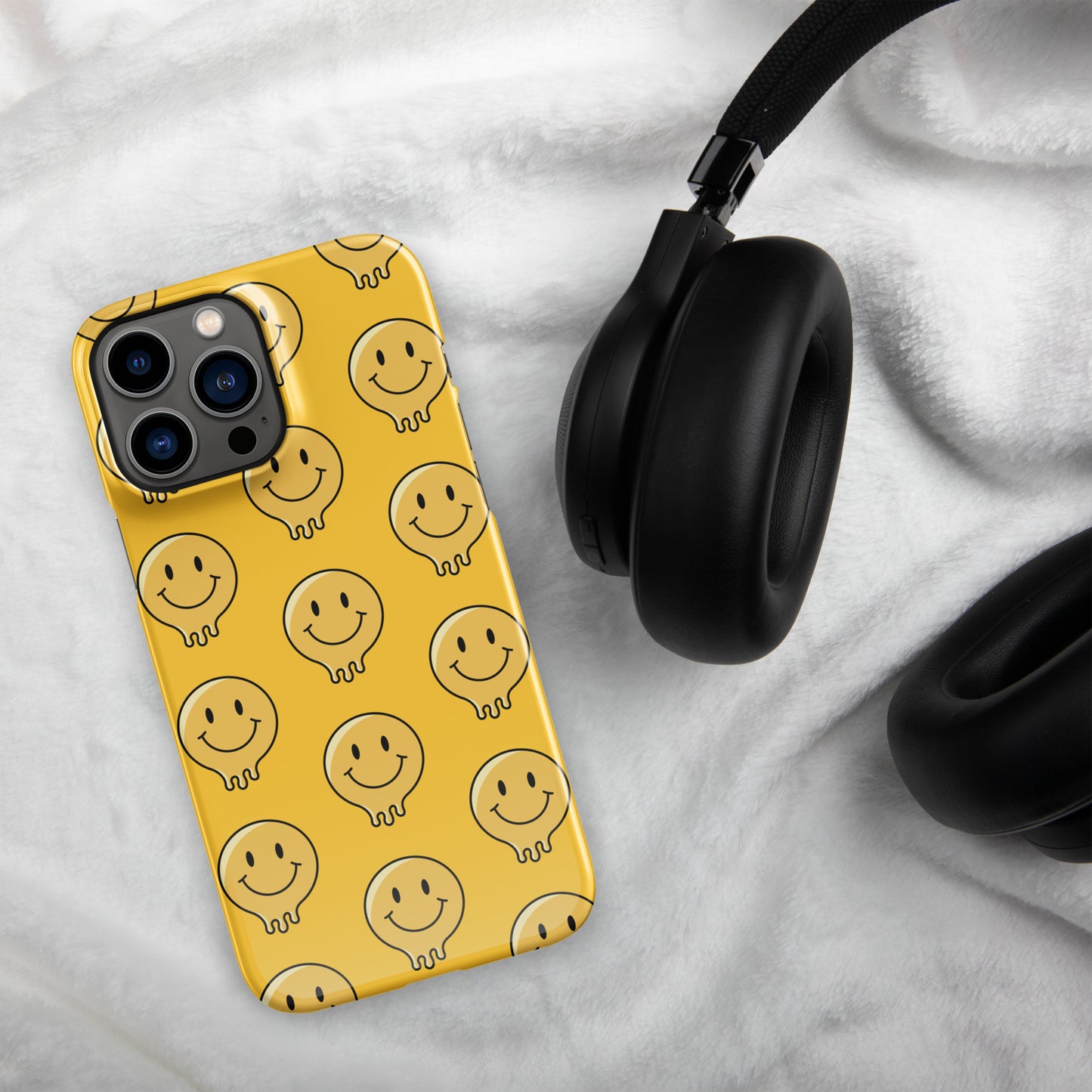 Yellow Smiley Face Snap case for iPhone®