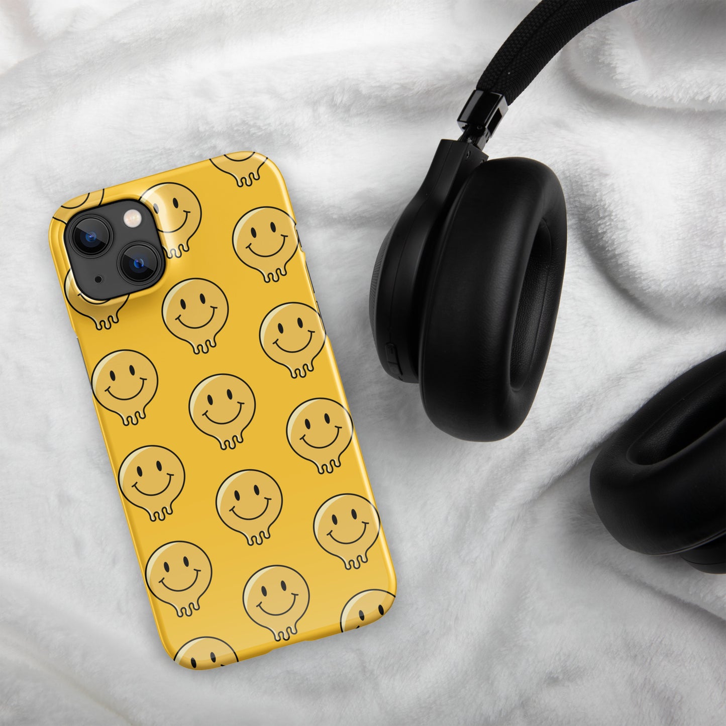 Yellow Smiley Face Snap case for iPhone®