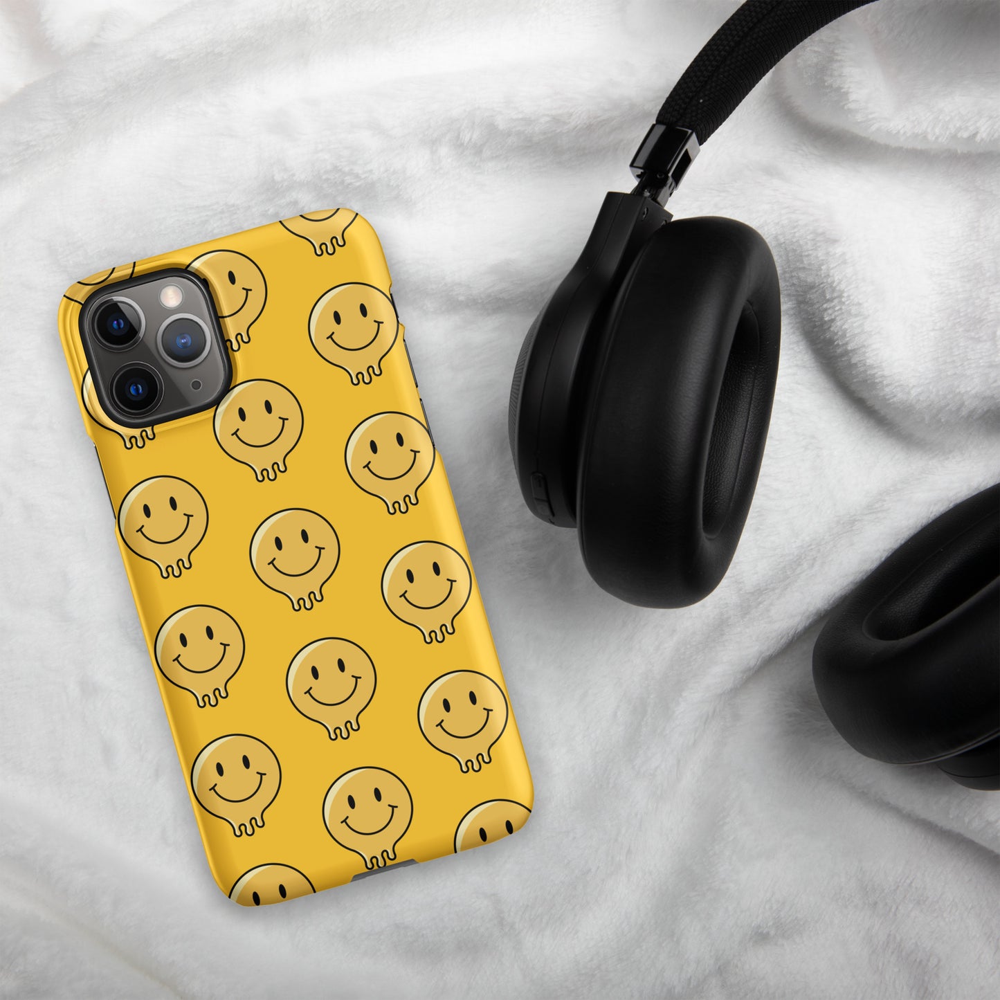 Yellow Smiley Face Snap case for iPhone®