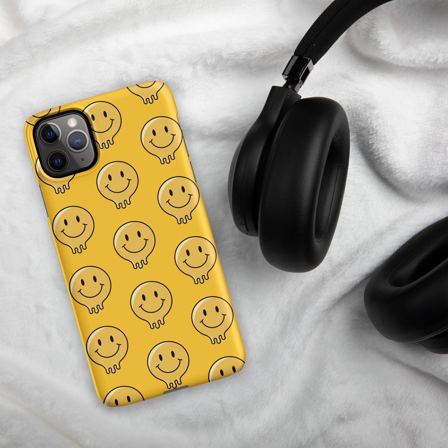 Yellow Smiley Face Snap case for iPhone®