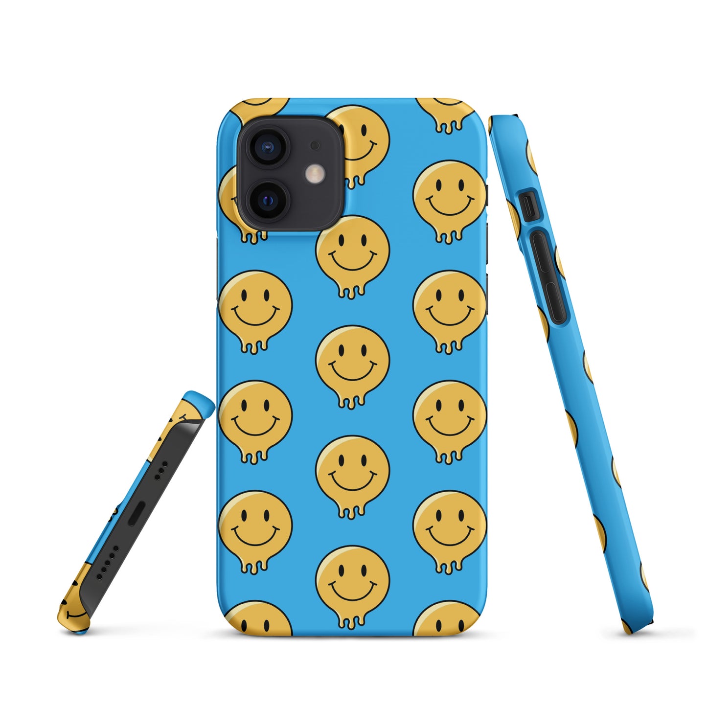 Blue Smiley Face Snap case for iPhone®