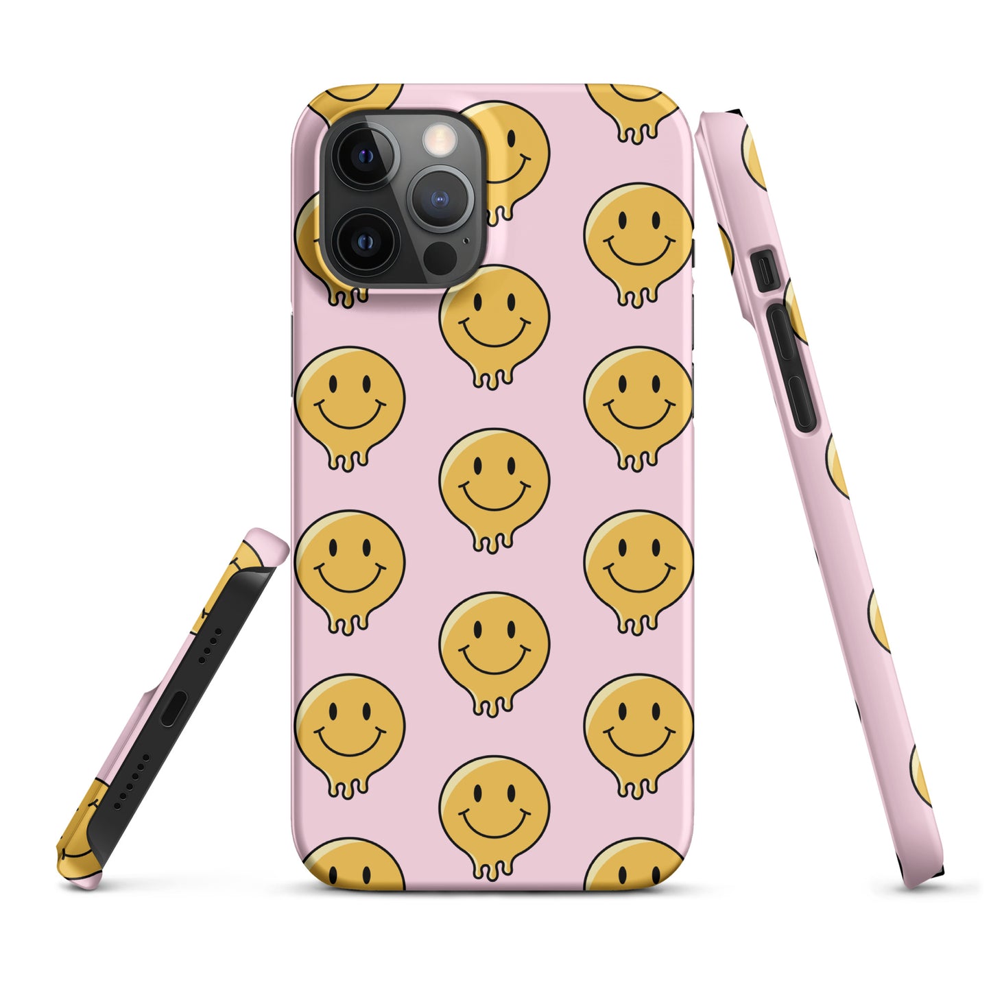 Baby Pink Smiley Face Snap case for iPhone®