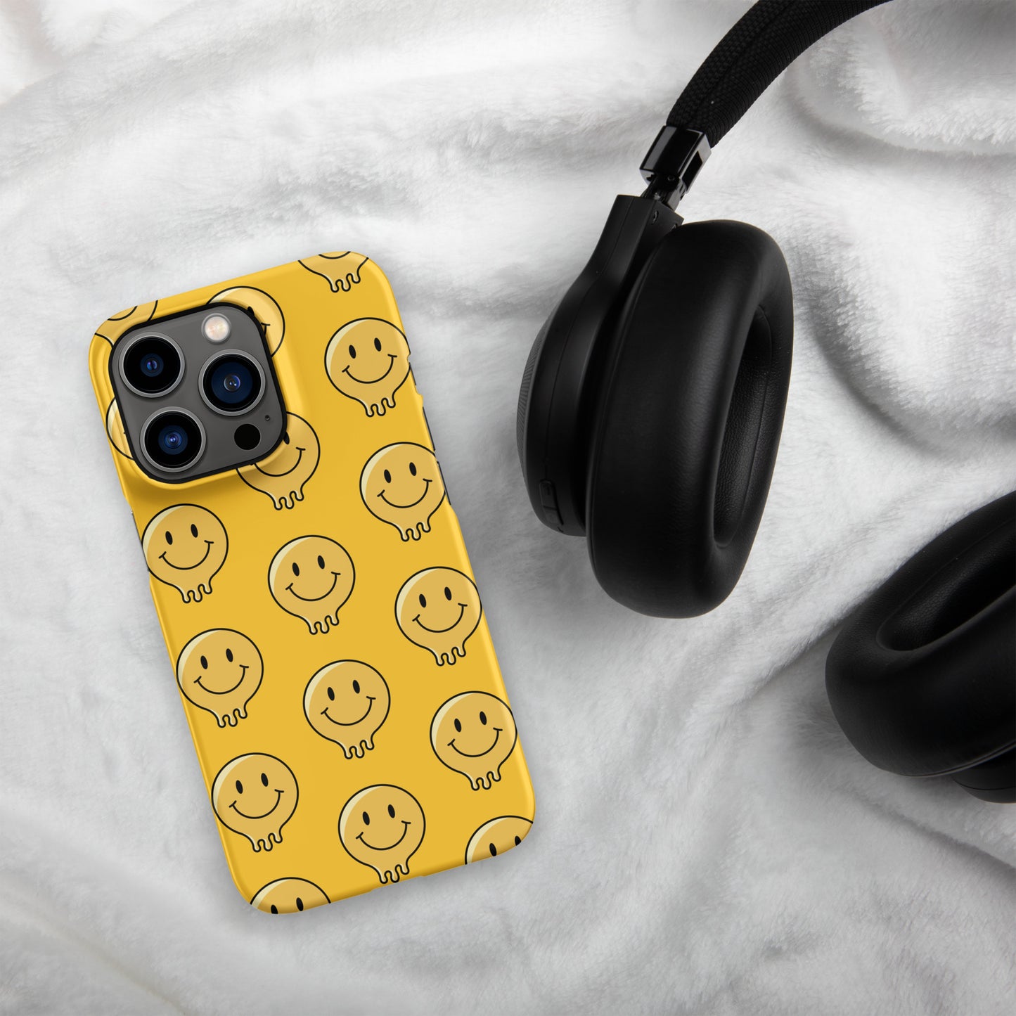 Yellow Smiley Face Snap case for iPhone®