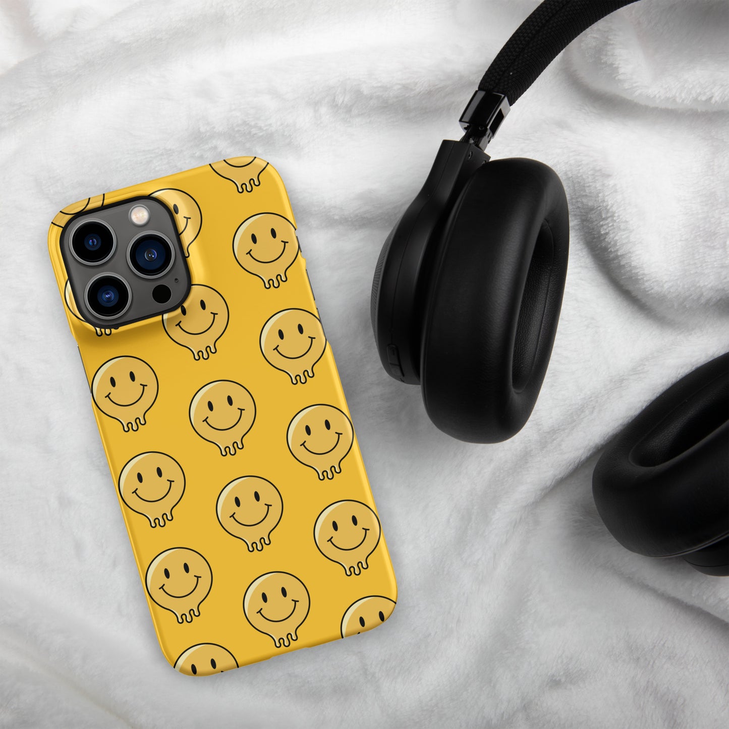 Yellow Smiley Face Snap case for iPhone®