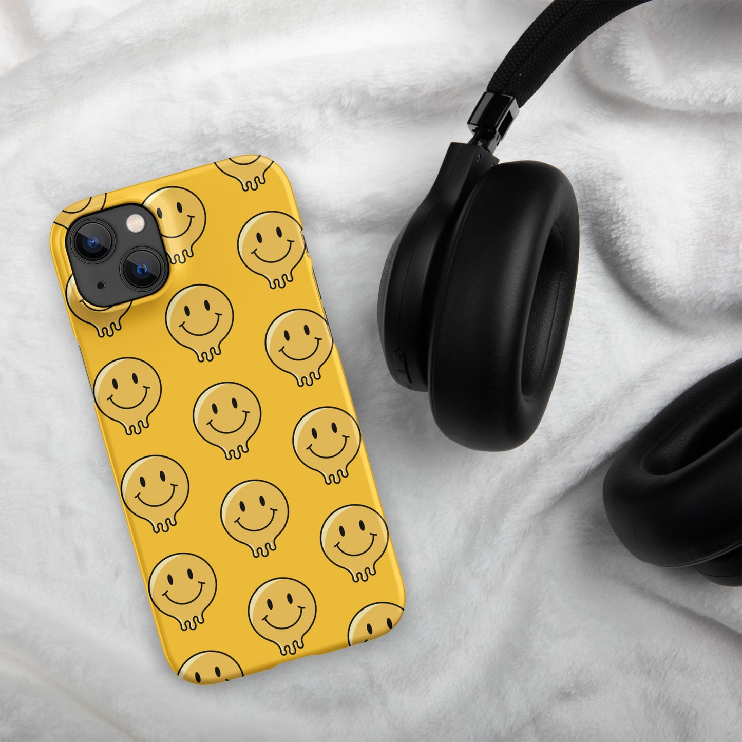 Yellow Smiley Face Snap case for iPhone®