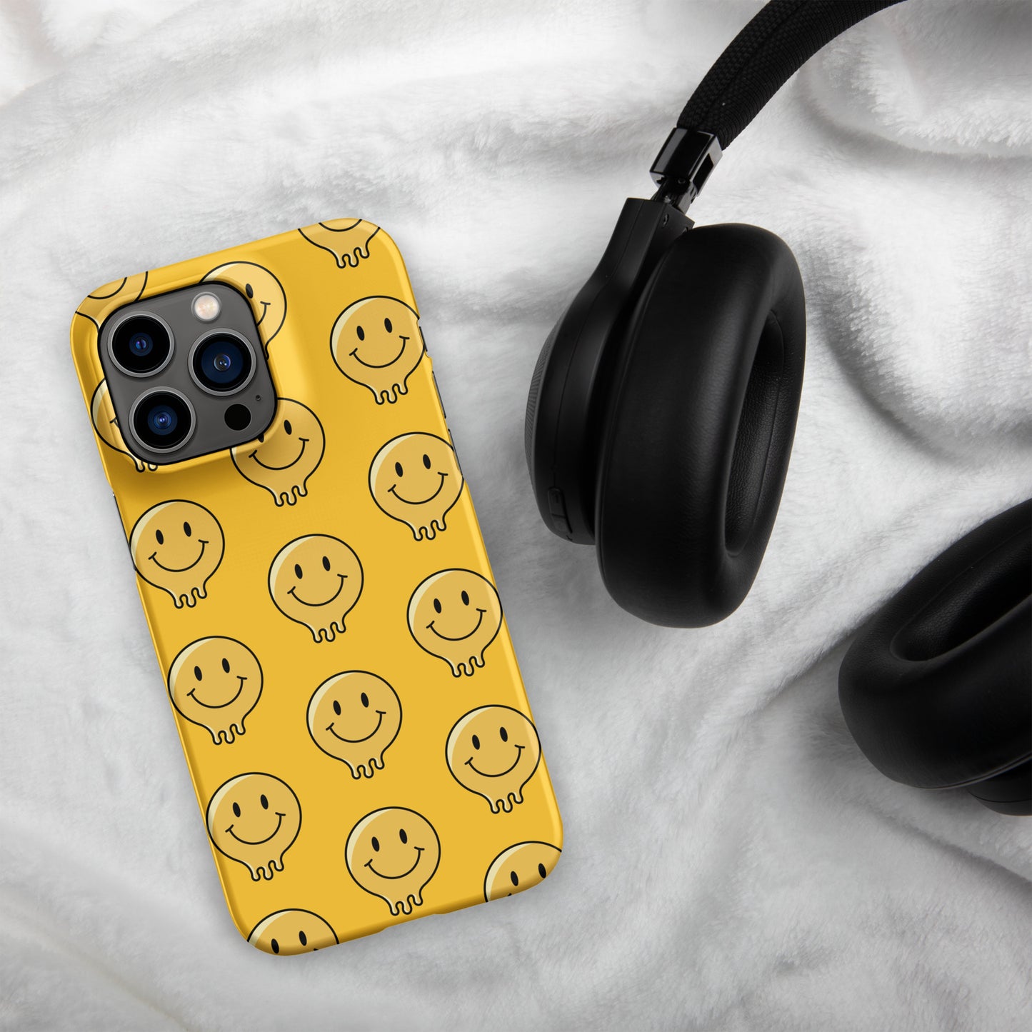 Yellow Smiley Face Snap case for iPhone®