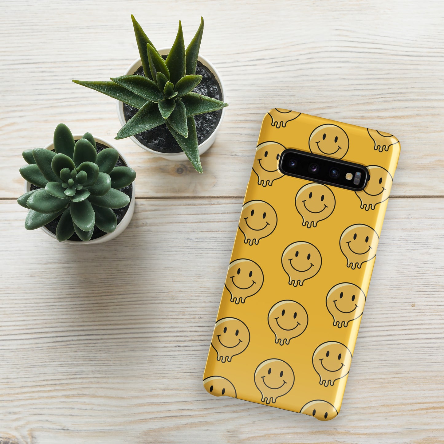 Yellow Smiley Face Snap case for Samsung®