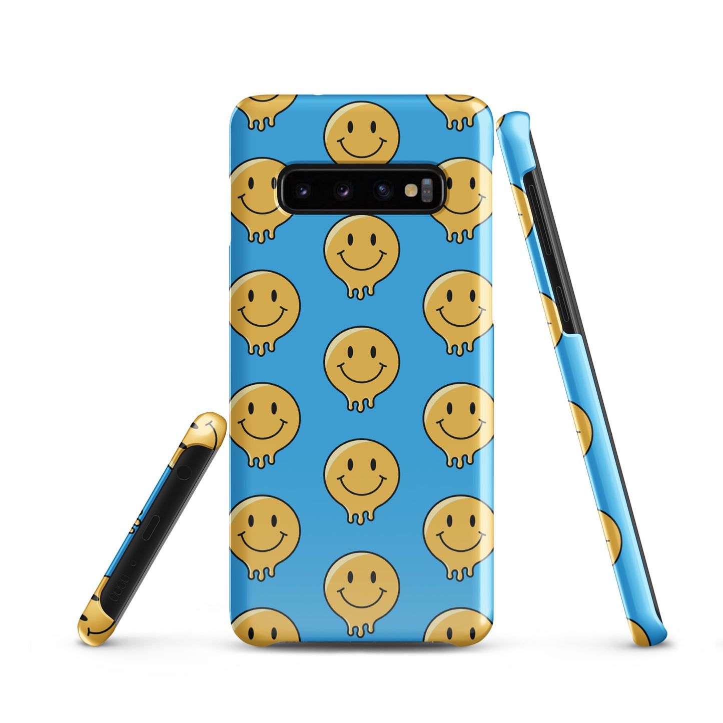 Blue Smiley Face Snap case for Samsung®