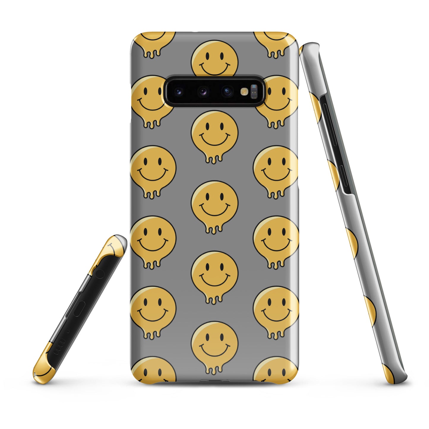 Grey Smiley Face Snap case for Samsung®