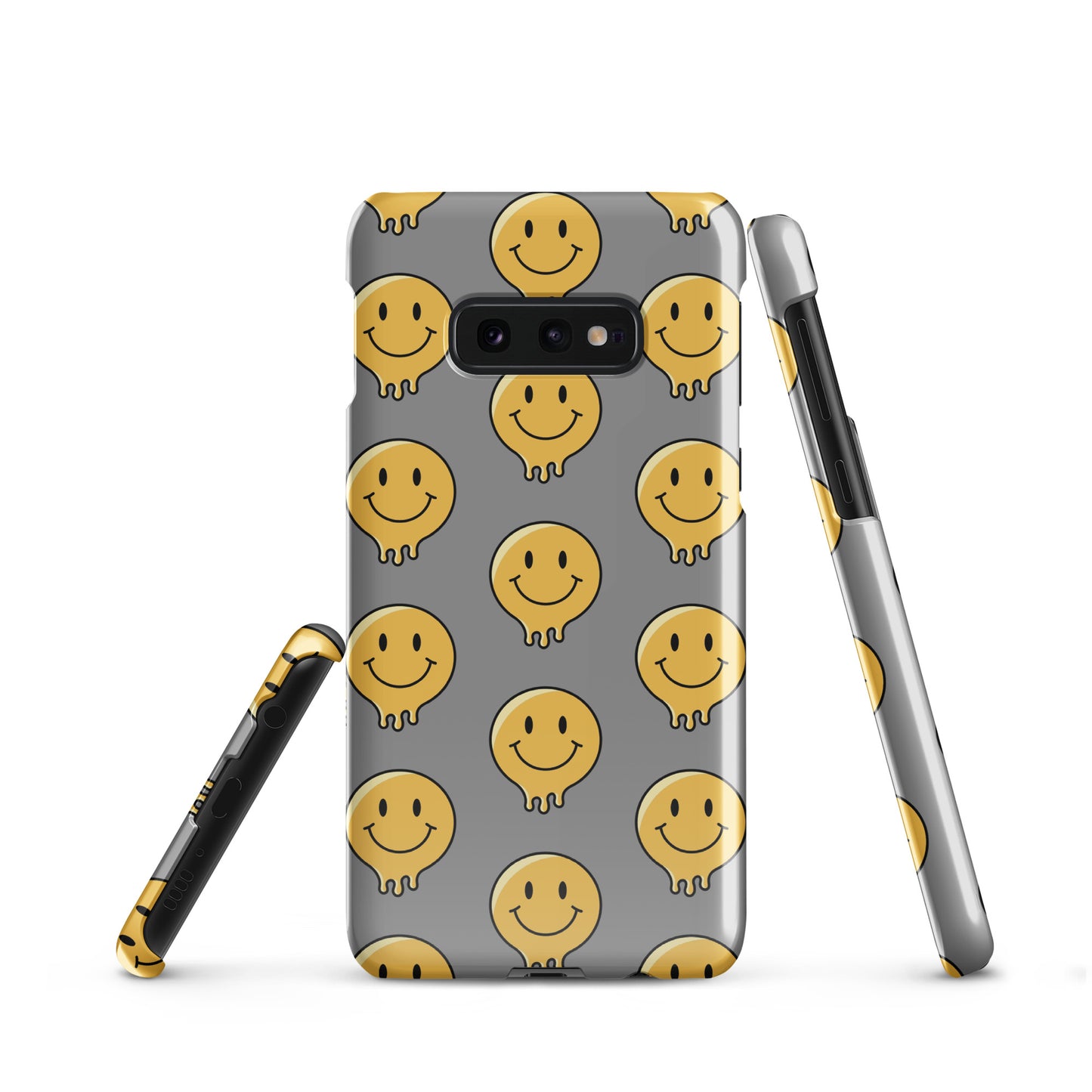 Grey Smiley Face Snap case for Samsung®