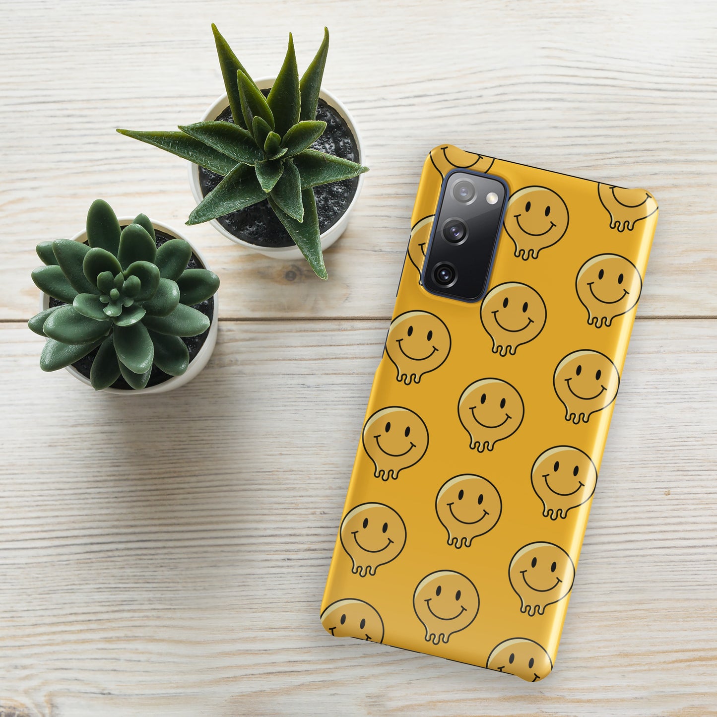 Yellow Smiley Face Snap case for Samsung®