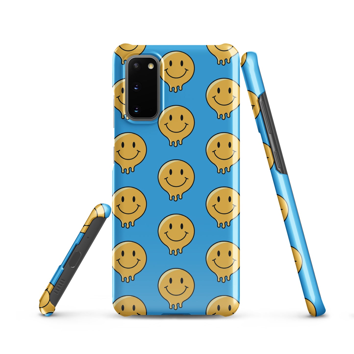 Blue Smiley Face Snap case for Samsung®