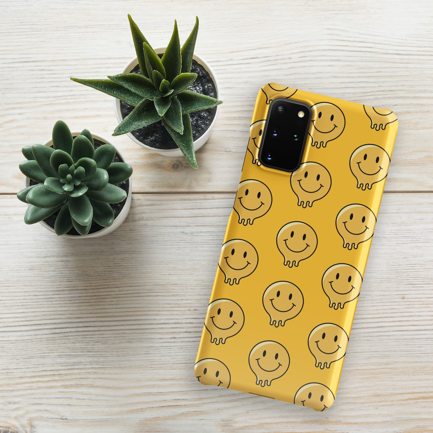 Yellow Smiley Face Snap case for Samsung®