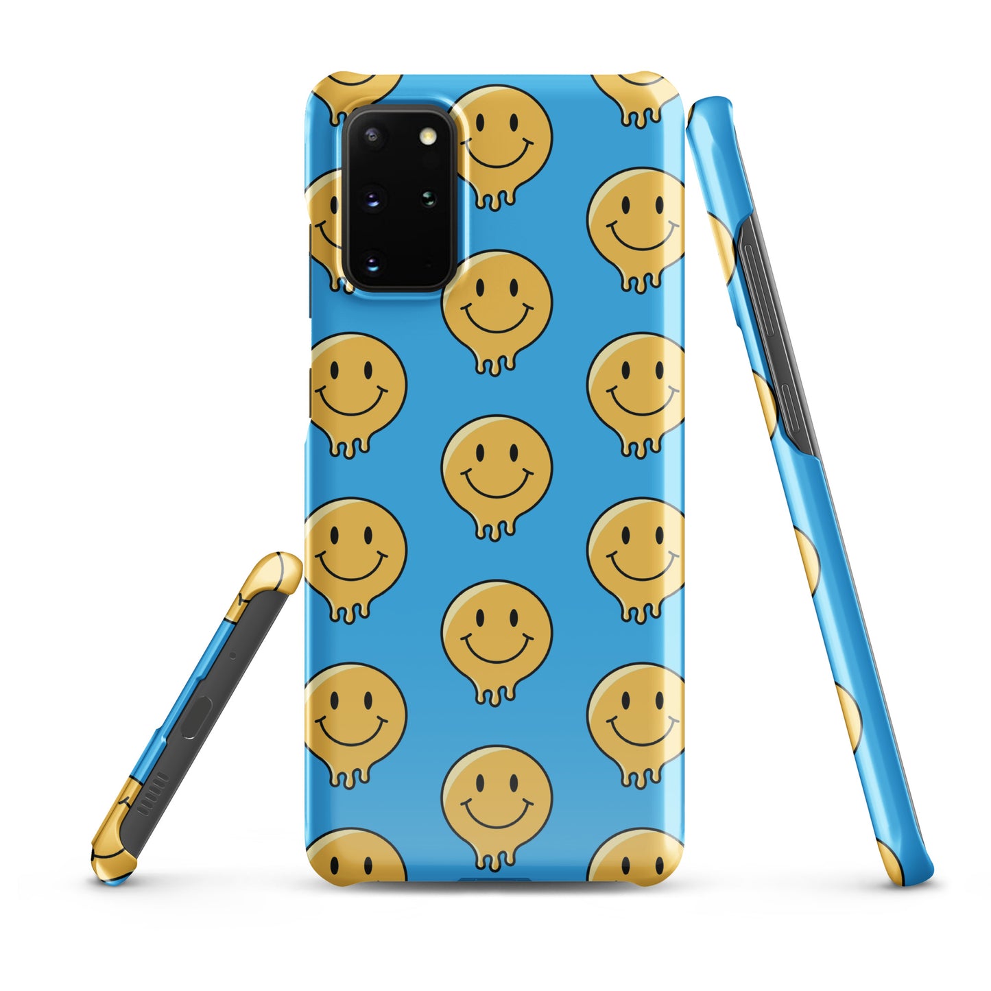 Blue Smiley Face Snap case for Samsung®