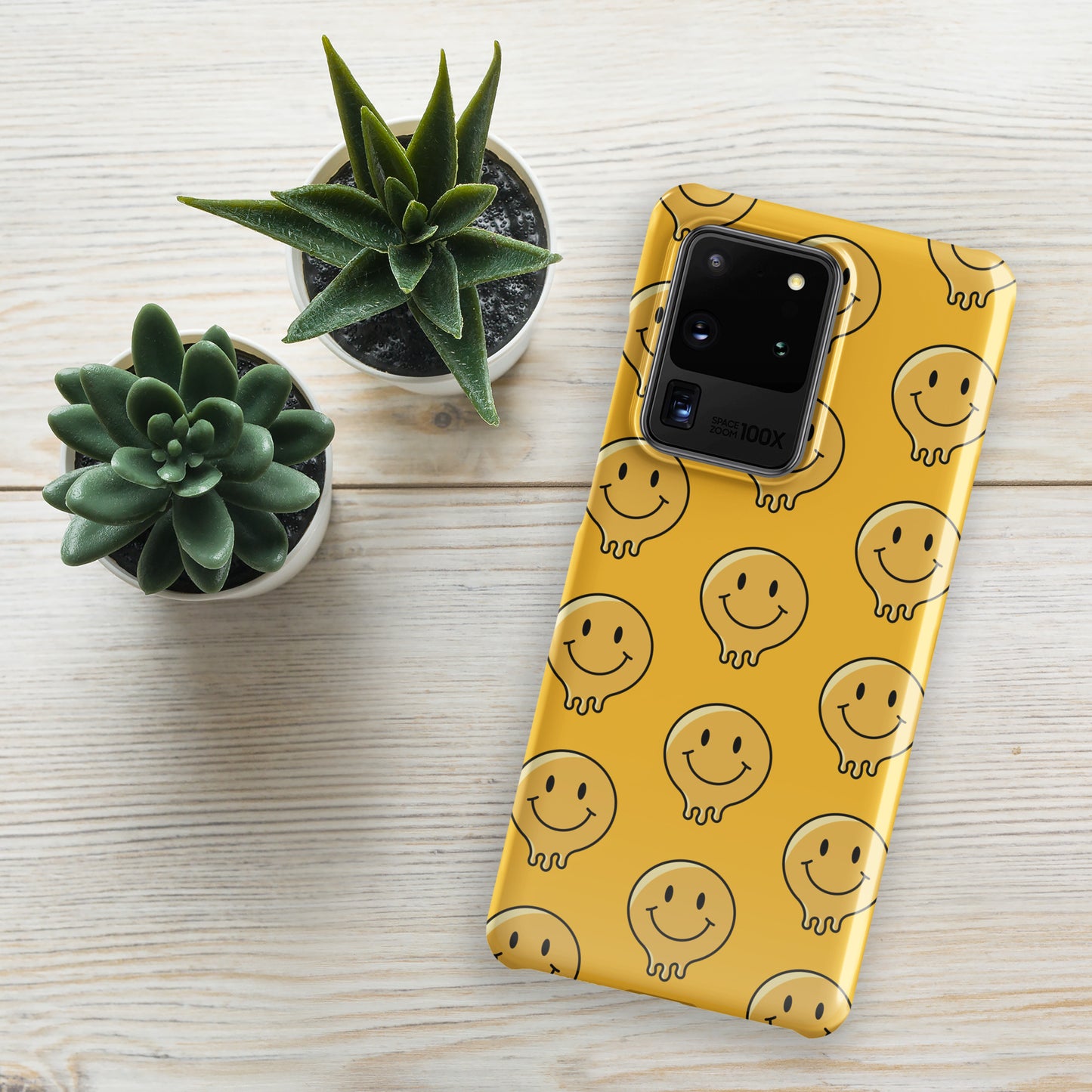 Yellow Smiley Face Snap case for Samsung®